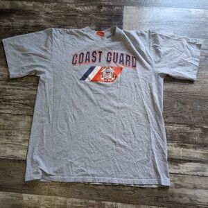 Cotton Traders Men's Size XL US Coast Guard  Gray T-shirt